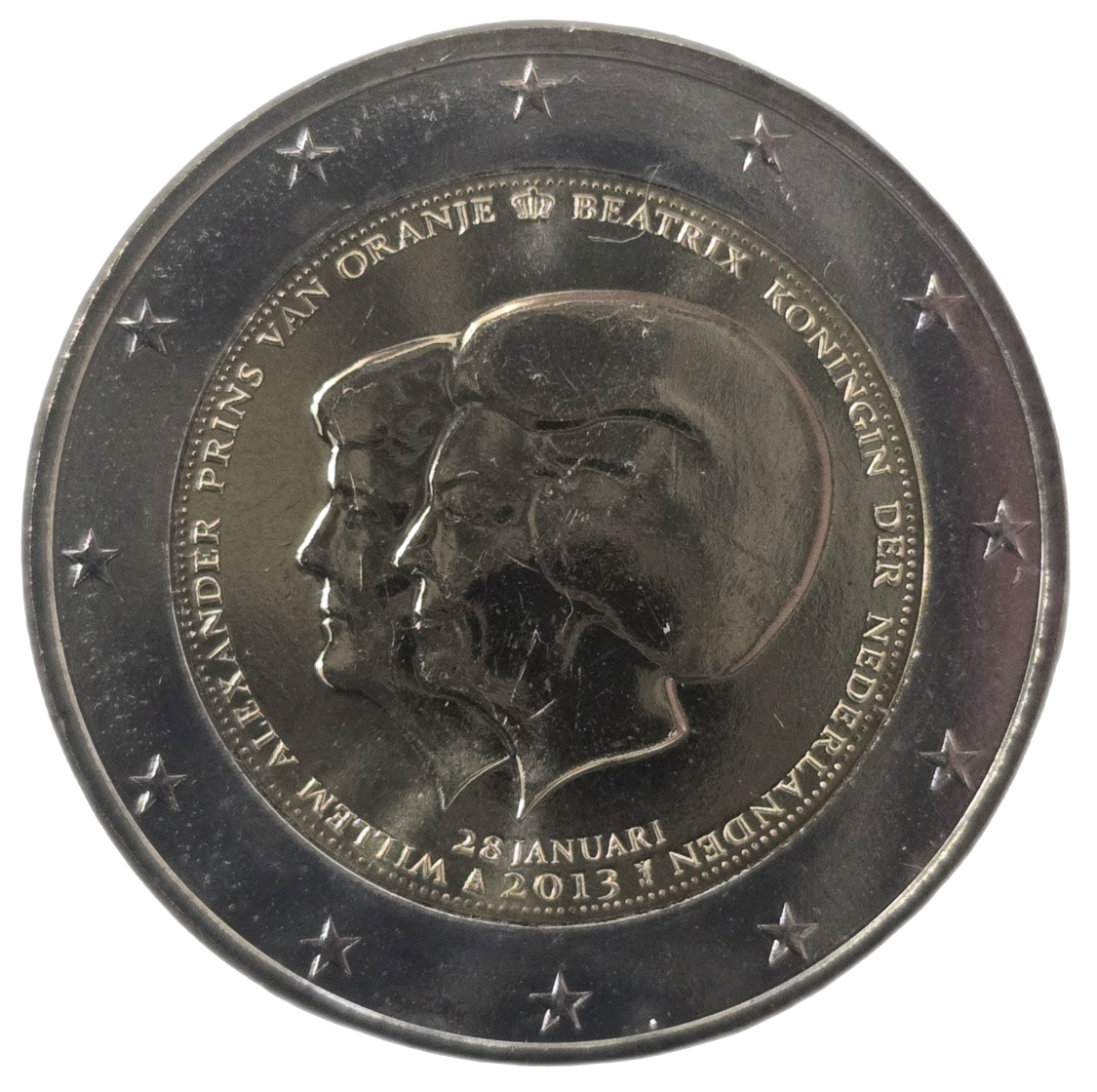 2 euros conmemorativa Cambio de Trono
